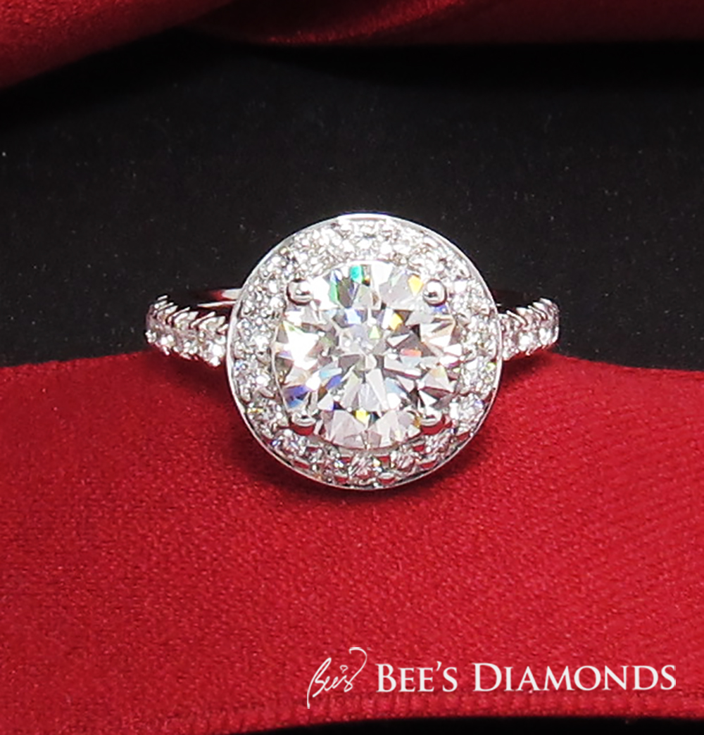 Diamond engagement ring bespoke custom Hong Kong